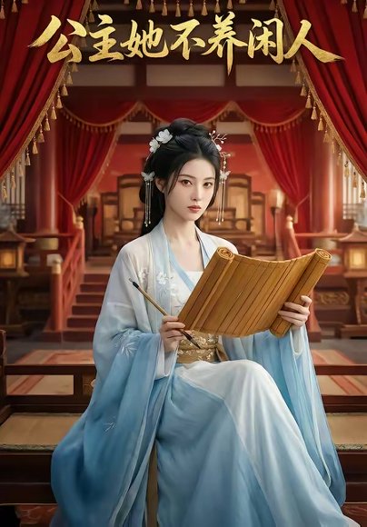 公主她不养闲人（43集）AI短剧 高清完整版